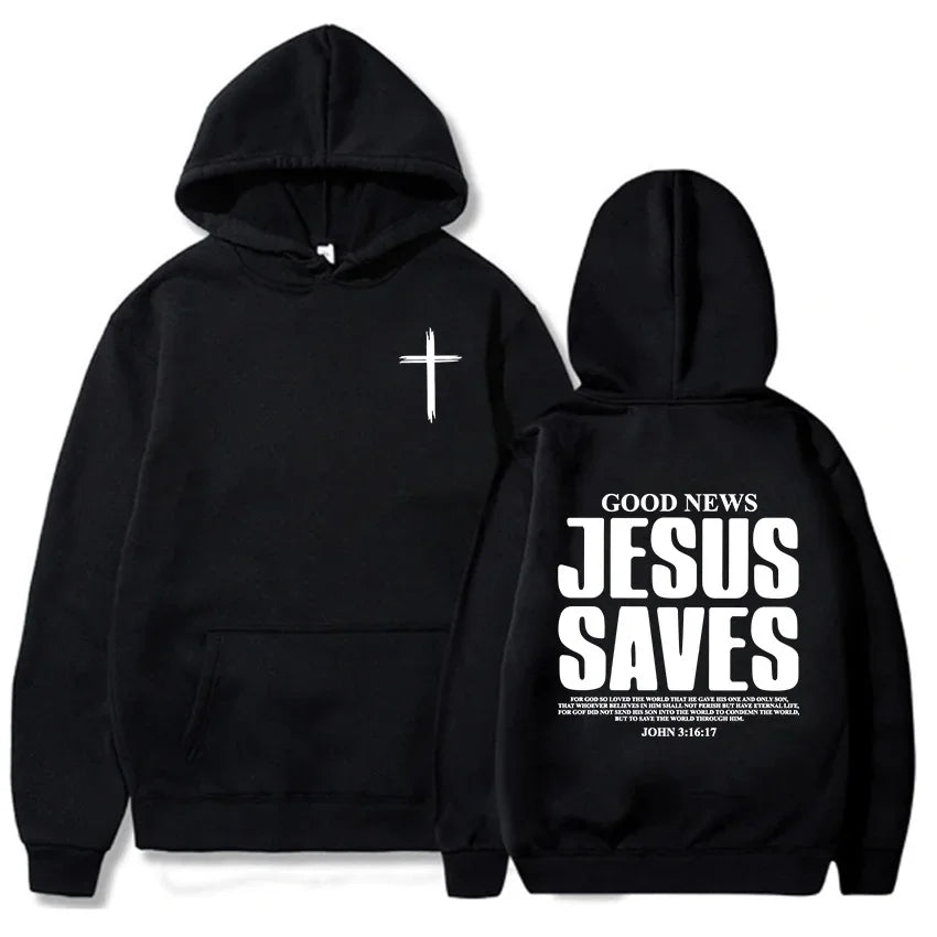 Jesus Saves, John 3:16:17 Sweatshirt