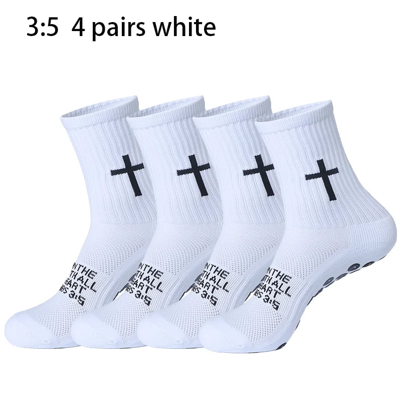 4 Pairs Christian Prayer Socks
