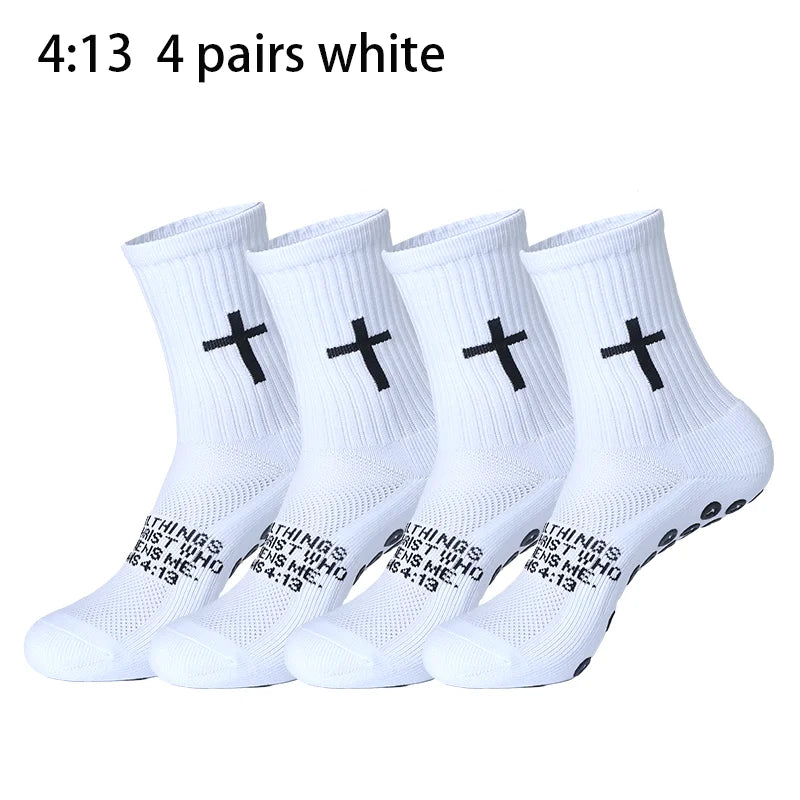4 Pairs Christian Prayer Socks