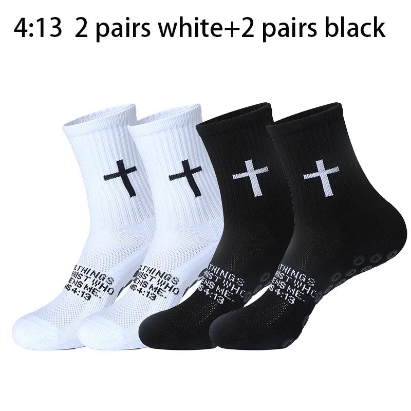 4 Pairs Christian Prayer Socks