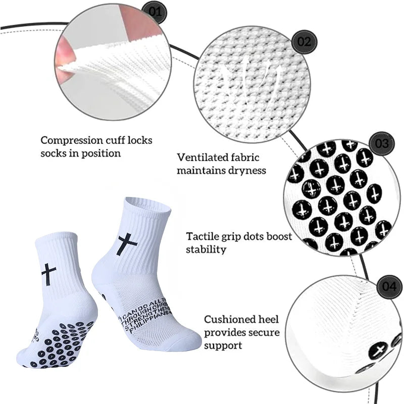 4 Pairs Christian Prayer Socks