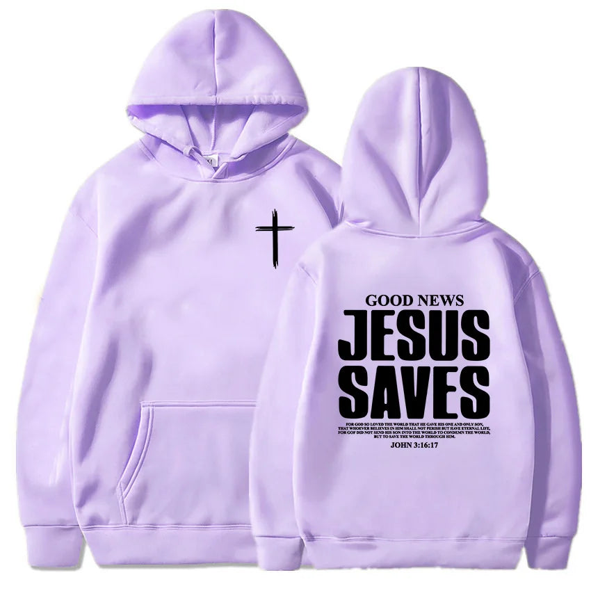 Jesus Saves, John 3:16:17 Sweatshirt