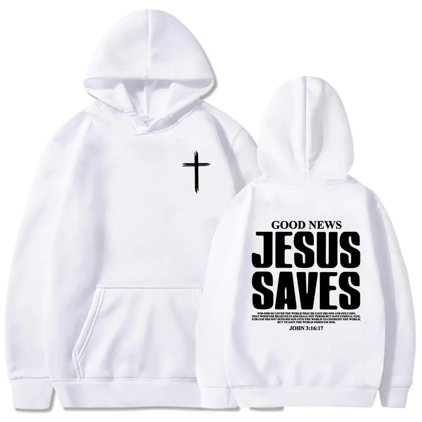 Jesus Saves, John 3:16:17 Sweatshirt