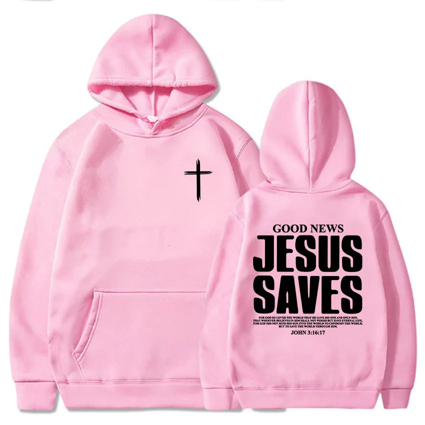 Jesus Saves, John 3:16:17 Sweatshirt