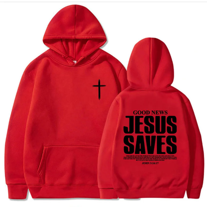 Jesus Saves, John 3:16:17 Sweatshirt