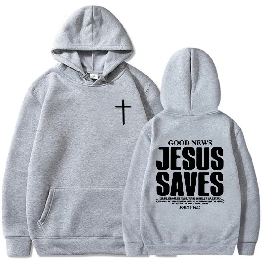 Jesus Saves, John 3:16:17 Sweatshirt