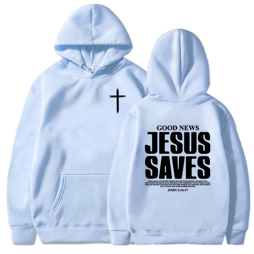 Jesus Saves, John 3:16:17 Sweatshirt