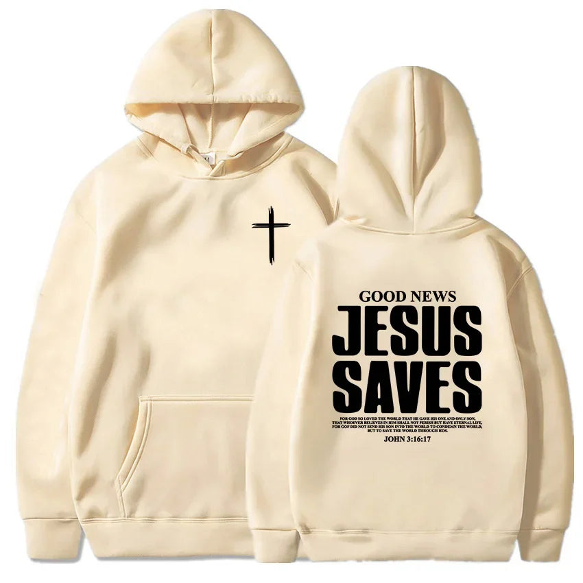 Jesus Saves, John 3:16:17 Sweatshirt