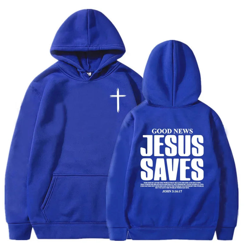 Jesus Saves, John 3:16:17 Sweatshirt
